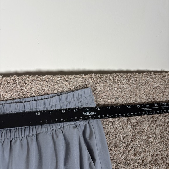 Vuori Joggers Womens Large Villa Lightweight Smocked High Waisted Gray - Picture 2 of 6